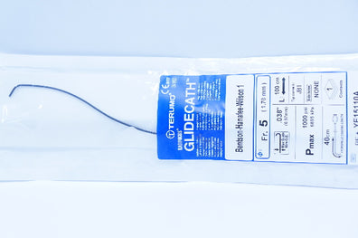 Terumo YE15110A Glidecath Angiographic Cath. Bentson-Hanafee-Wilson 1 5 Fr. (x)
